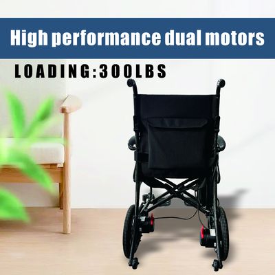 13KG Lightweight Folding Carbon Fiber Electric Wheelchair with Magnesium Alloy Wheels