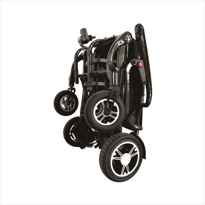 Foldable Electric Wheelchair with 300LBS Load Capacity and DC24V200W*2 Brushless Motor