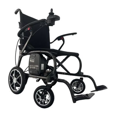 Health Care Supplies Ultra Light Carbon Fiber Electric Wheelchair 136KG Load Folding
