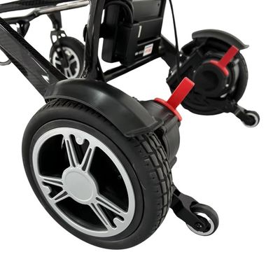 Electric Wheelchair with All Carbon Fiber Frame T700 and Electromagnetic Braking