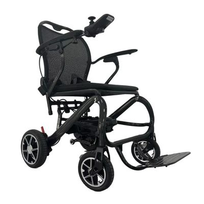 300lbs Load Capacity Electric Wheelchair with Foldable Design and Carbon Fiber Material