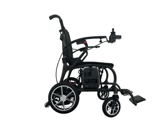 Folding Electric Wheelchair with W510*D415mm Seat Size and All Carbon Fiber Frame T700