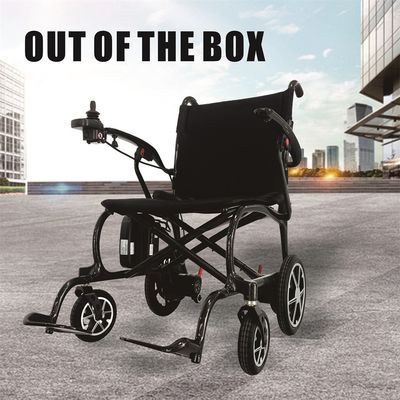 Folding Electric Wheelchair with W510*D415mm Seat Size and All Carbon Fiber Frame T700