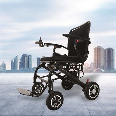 Electric Folding Wheelchair with Carbon Fiber Material and 6km/h Speed