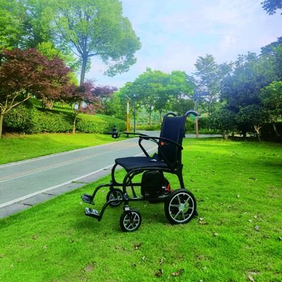 300lbs Loading 11.5kg Full Carbon Fiber Frame Power Wheelchair with Lithium Battery