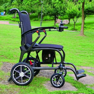 11.5kg Light Weight Widened Seat Carbon Fiber Power Wheelchair with Electromagnetic Brake