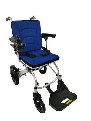 Aluminum Transit Wheelchair with T700 Aluminum Alloy Frame and Electromagnetic Braking