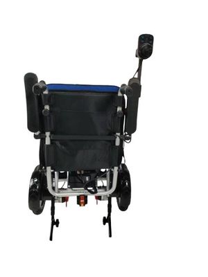 Foldable Aluminum Wheelchair for Disabled SILVER COLOR 300mm Rear Wheel/200mm Front Wheel