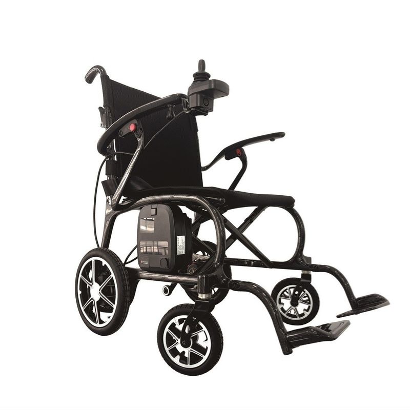 Custom Power Chair Electric Wheelchair with Carbon Fiber Frame W510*D415mm Seat Size