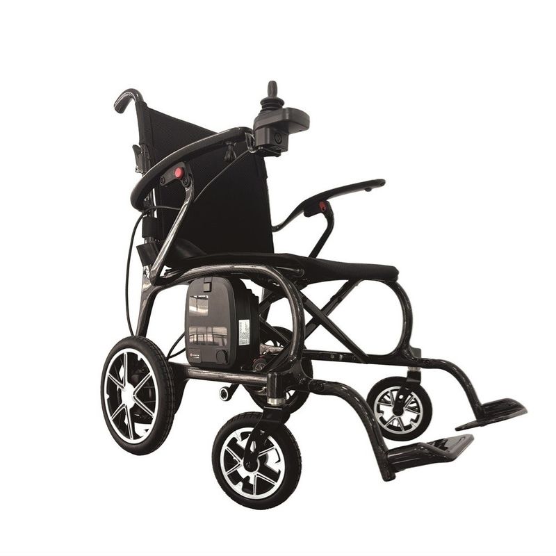 Electric Wheelchair with 270mm Rear Wheel and 165mm Front Wheel Magnesium Alloy Core
