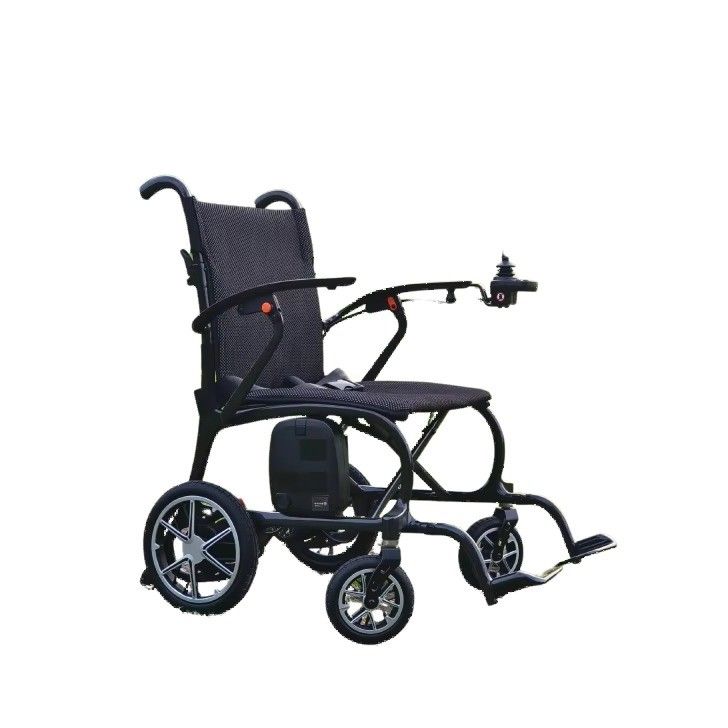 Electric Wheelchair Made of Carbon Fiber Material with Wider Seat Size of W510*D415mm