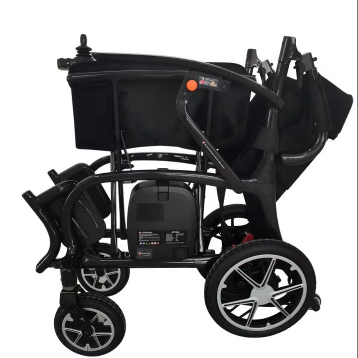 Electric Scooter Wheelchair with Lightweight Folding Design and W510*D415mm Seat Size
